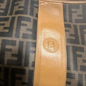 Fendi Tan and Black Men's Bag